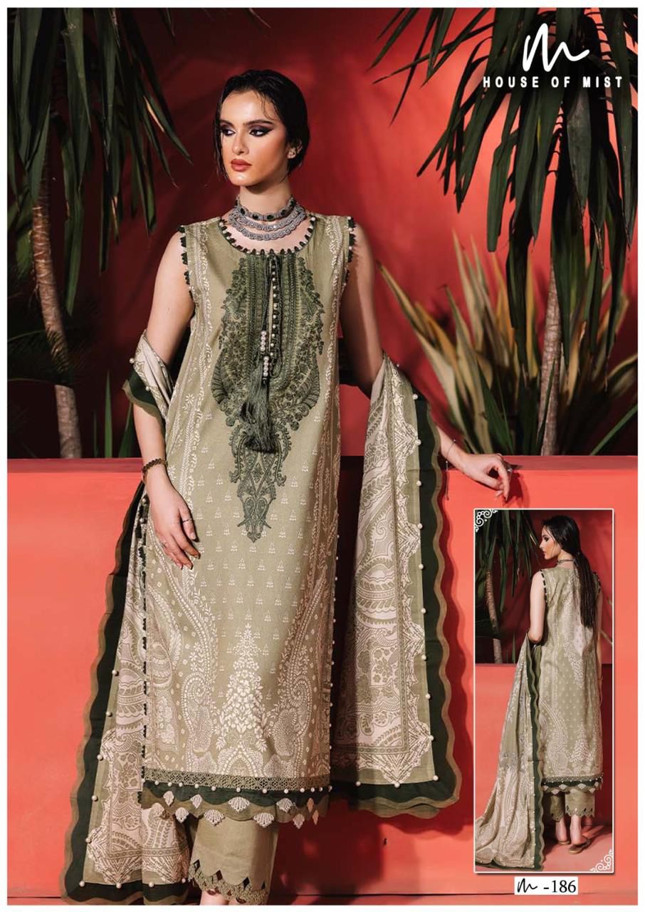Ghazal Vol 19 Cotton Collection House Of Mist Karachi Salwar Suits Manufacturer Ahmedabad