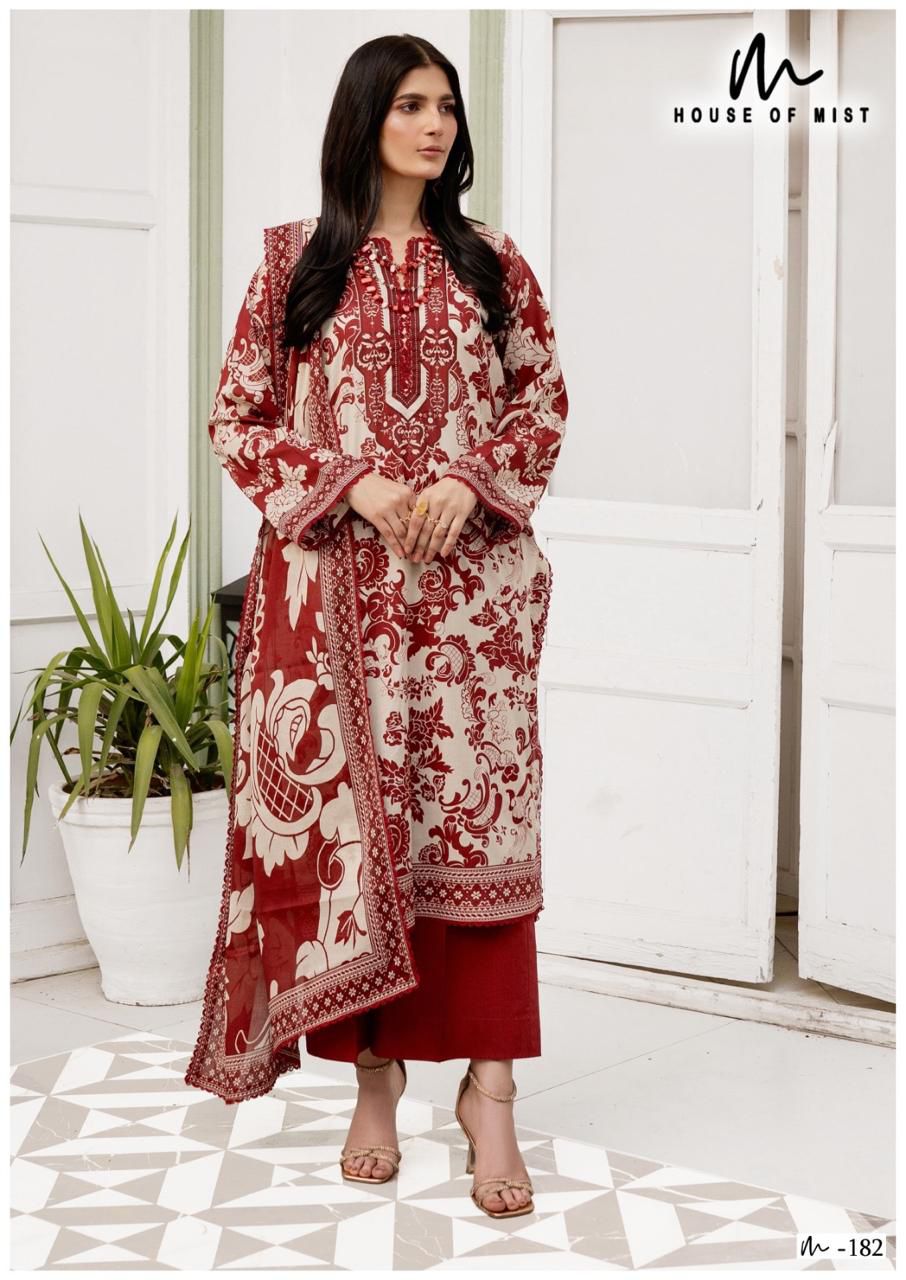 Ghazal Vol 19 Cotton Collection House Of Mist Karachi Salwar Suits Manufacturer Ahmedabad