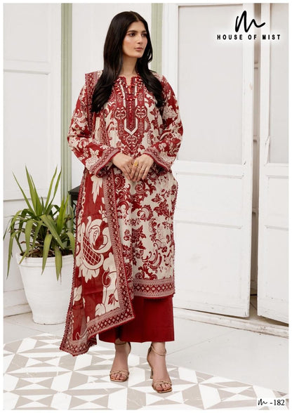 Ghazal Vol 19 Cotton Collection House Of Mist Karachi Salwar Suits Manufacturer Ahmedabad