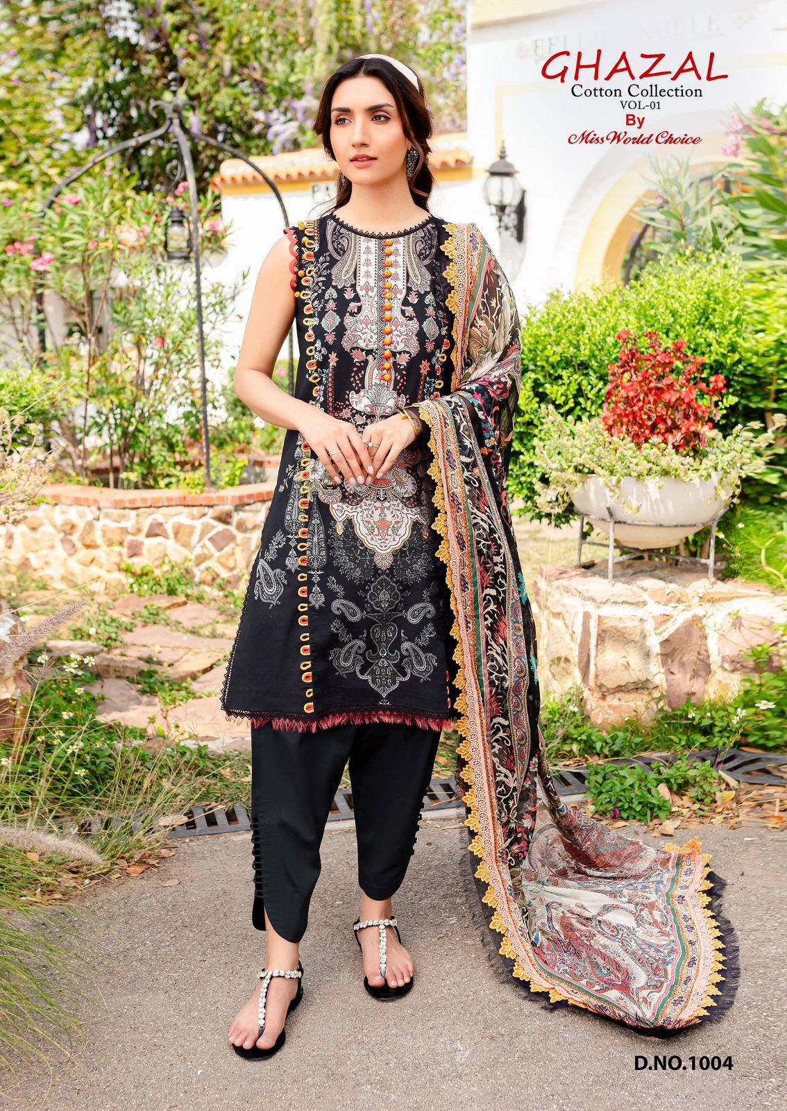 Ghazal Vol 1 Cotton Collection Miss World Choice Karachi Salwar Suits Wholesale Price