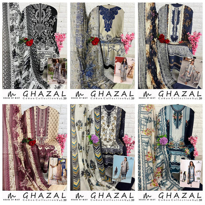 Ghazal Vol 20 House Of Mist Karachi Salwar Suits Exporter Gujarat