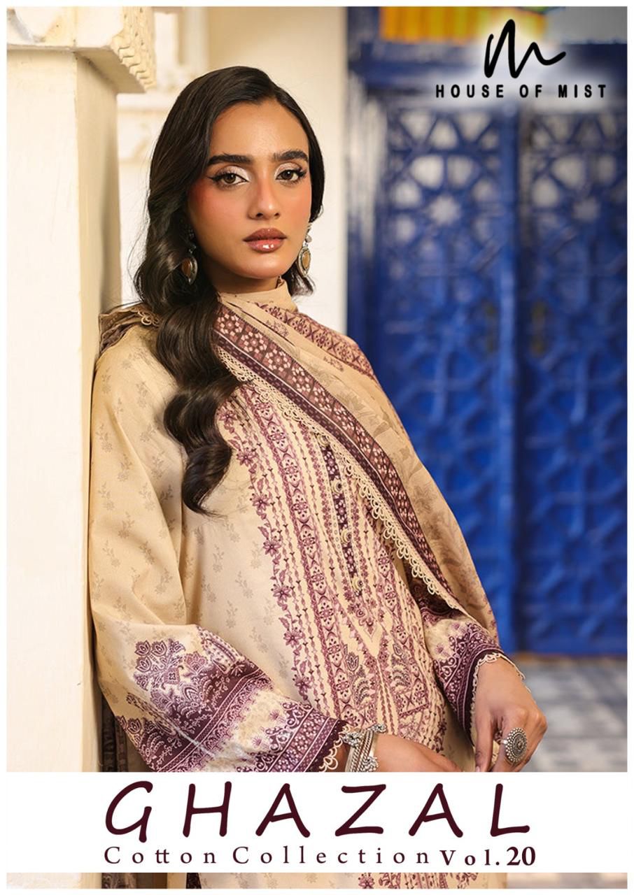 Ghazal Vol 20 House Of Mist Karachi Salwar Suits Exporter Gujarat