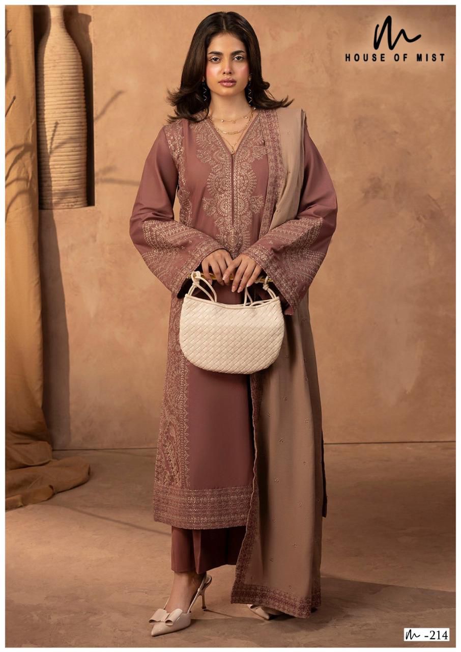 Ghazal Vol 22 House Of Mist Mix Cotton Karachi Salwar Suits Supplier