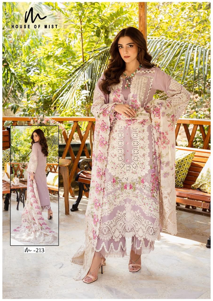 Ghazal Vol 22 House Of Mist Mix Cotton Karachi Salwar Suits Supplier