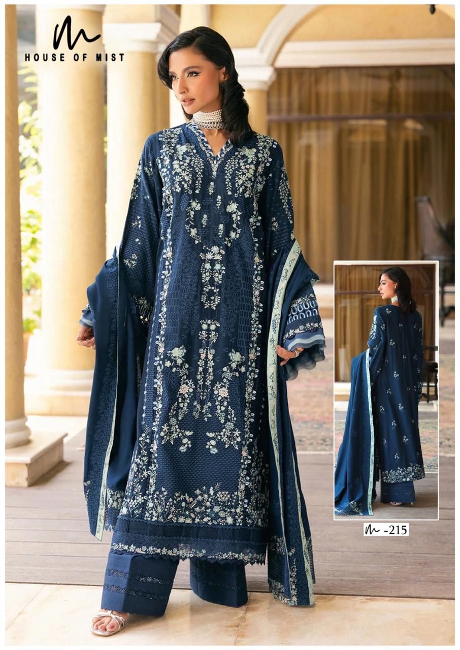 Ghazal Vol 22 House Of Mist Mix Cotton Karachi Salwar Suits Supplier