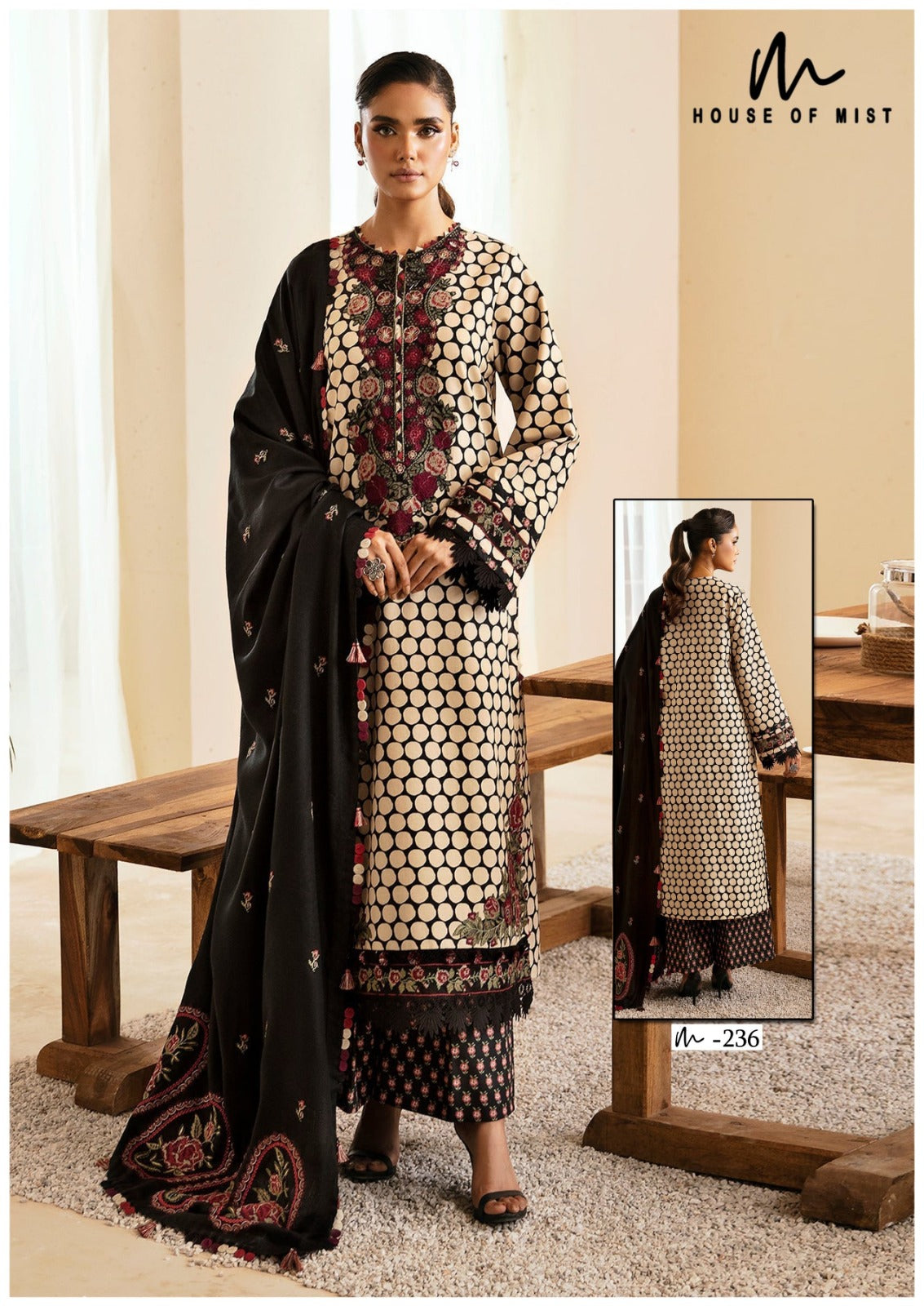 Ghazal Vol 24 House Of Mist Mix Cotton Karachi Salwar Suits Wholesaler Gujarat