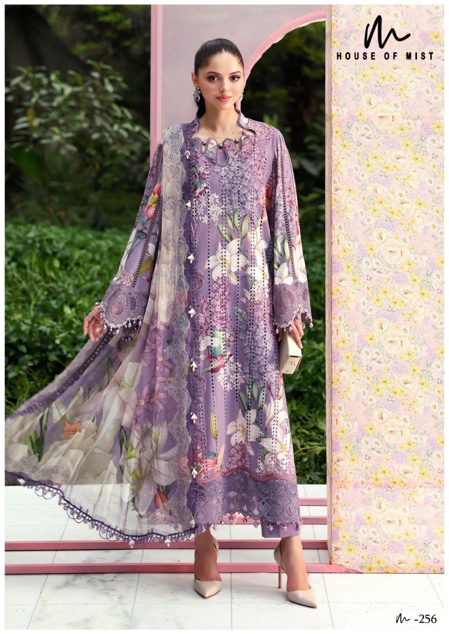 Ghazal Vol 26 House Of Mist Mix Cotton Karachi Salwar Suits Supplier Ahmedabad
