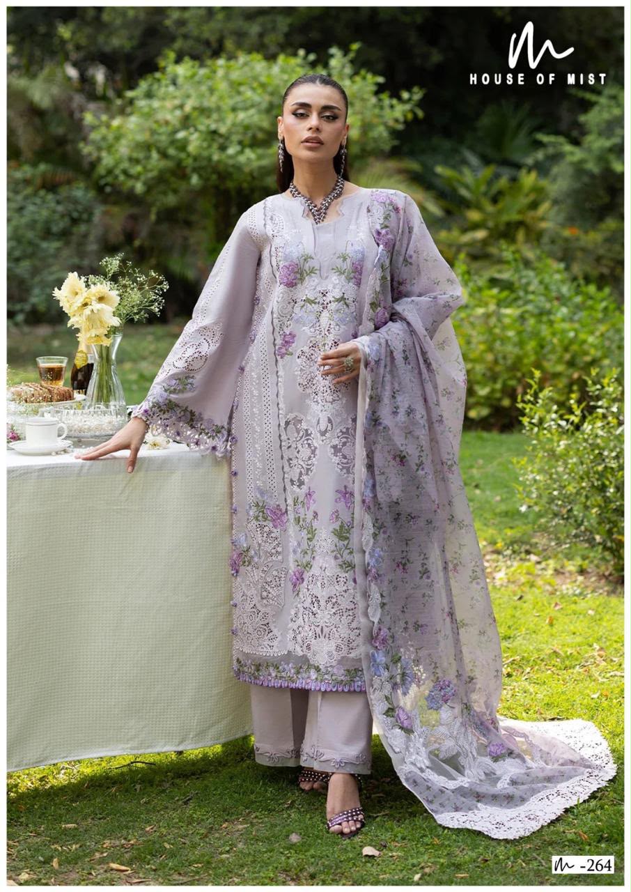 Ghazal Vol 27 House Of Mist Cotton Karachi Salwar Suits Exporter