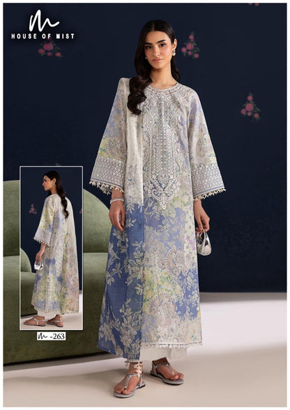 Ghazal Vol 27 House Of Mist Cotton Karachi Salwar Suits Exporter