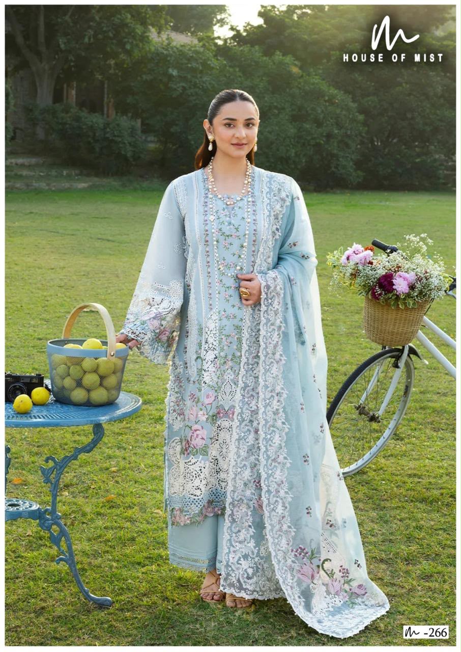 Ghazal Vol 27 House Of Mist Cotton Karachi Salwar Suits Exporter