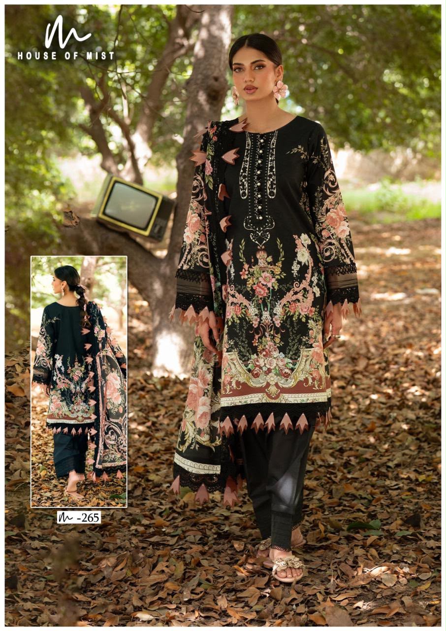 Ghazal Vol 27 House Of Mist Cotton Karachi Salwar Suits Exporter