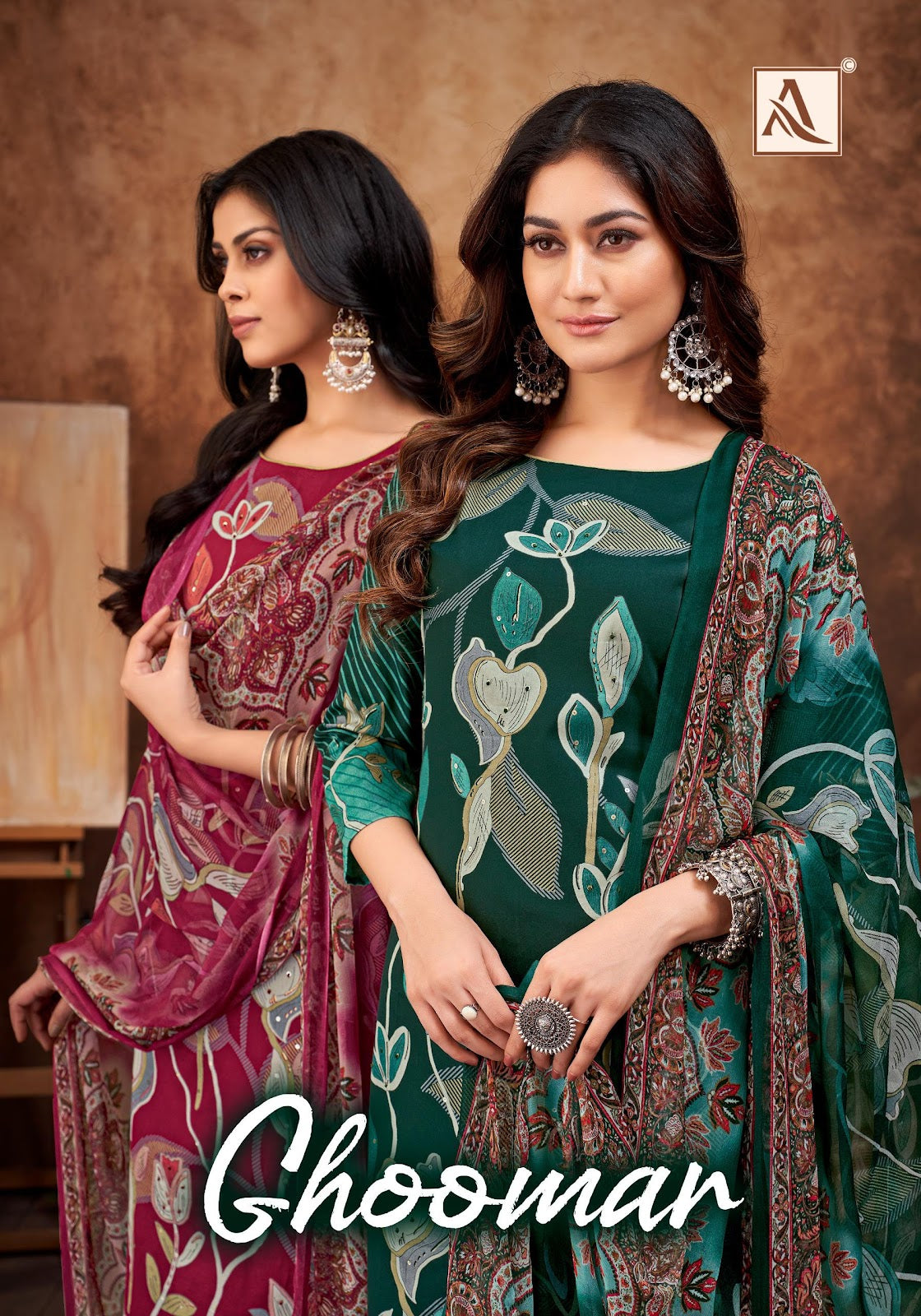 Ghoomar Alok Zam Karachi Salwar Suits Manufacturer Gujarat