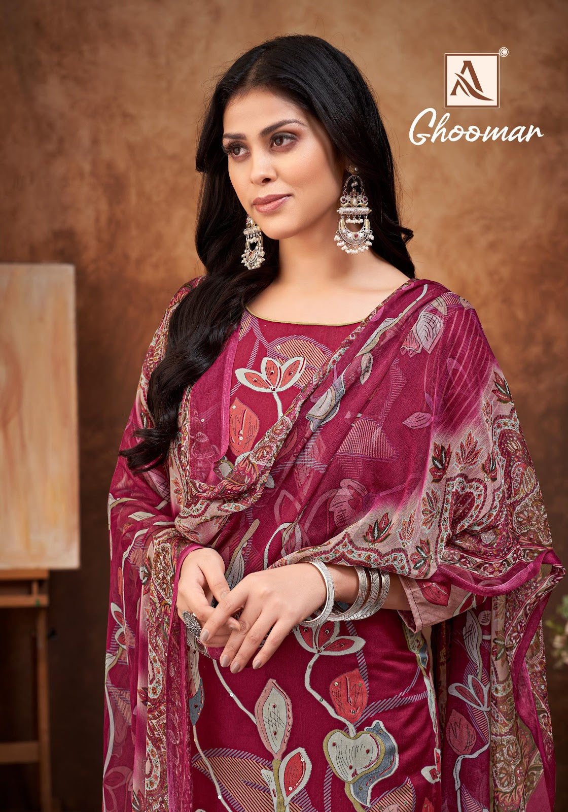 Ghoomar Alok Zam Karachi Salwar Suits Manufacturer Gujarat