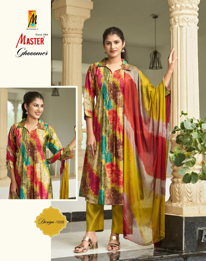 Ghoomer Master Vertican Readymade Anarkali Suits Wholesale Price