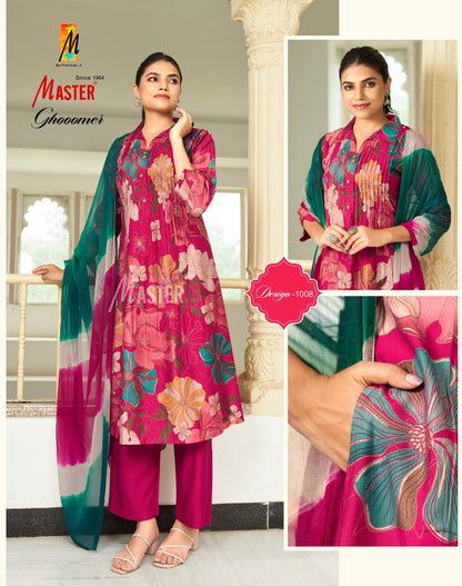 Ghoomer Master Vertican Readymade Anarkali Suits Wholesale Price