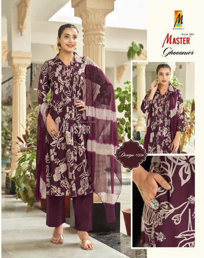 Ghoomer Master Vertican Readymade Anarkali Suits Wholesale Price