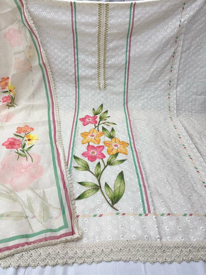 Ghost Nayandeep Cotton Dress Material Exporter Gujarat