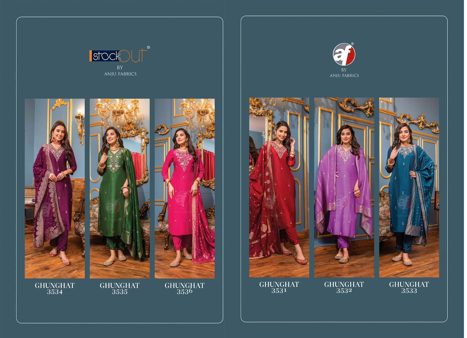 Ghunghat Vol 10 Af Dola Silk Readymade Pant Style Suits Wholesale Price