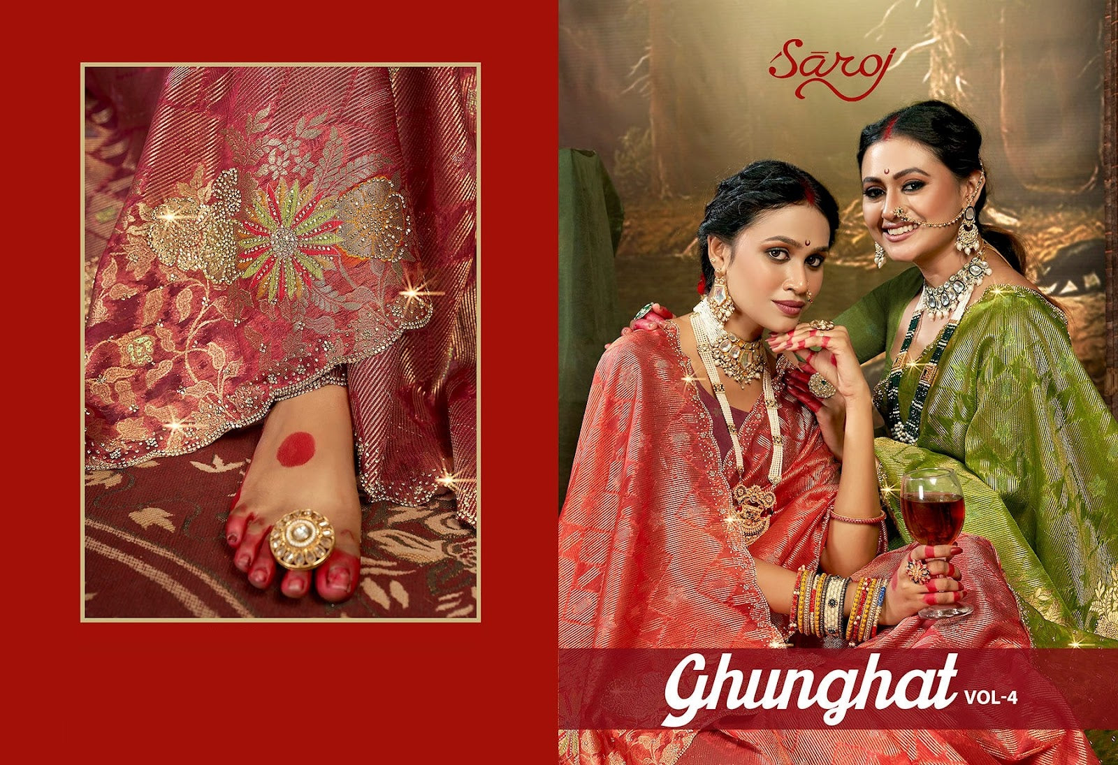Ghunghat Vol 4 Saroj Silk Sarees Supplier India