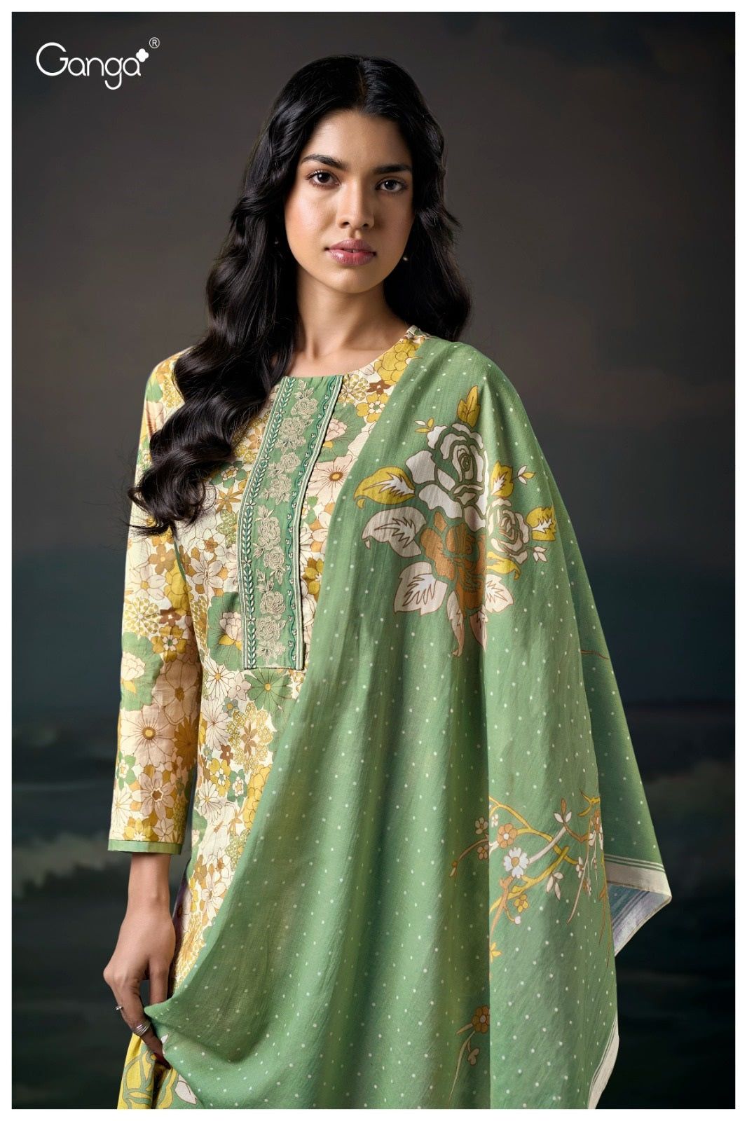 Gia 3867 Ganga Cotton Satin Salwar Suits Manufacturer