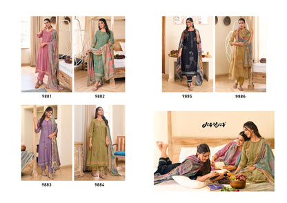 Gia Jay Vijay Pure Muslin Pant Style Suits Wholesale Rate