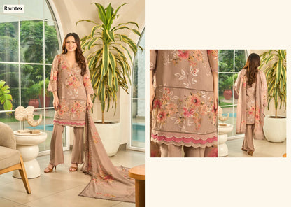 Gilded Sundown Ramtex Organza Pant Style Suits Exporter Ahmedabad