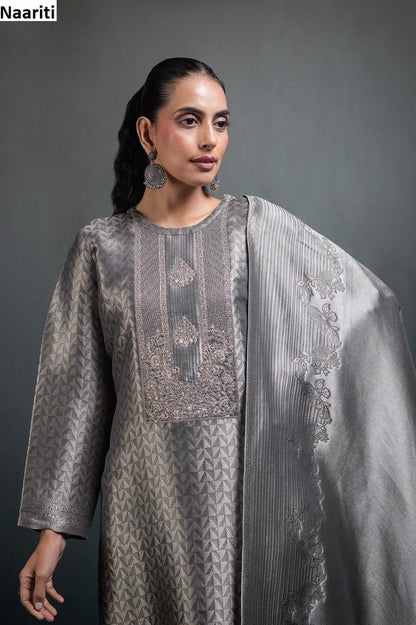 Gilza 175 Naariti Silk Jacquard Pant Style Suits Supplier Ahmedabad