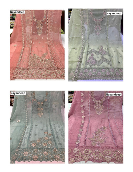 Ginni Nayandeep Silk Salwar Suits Wholesaler Ahmedabad