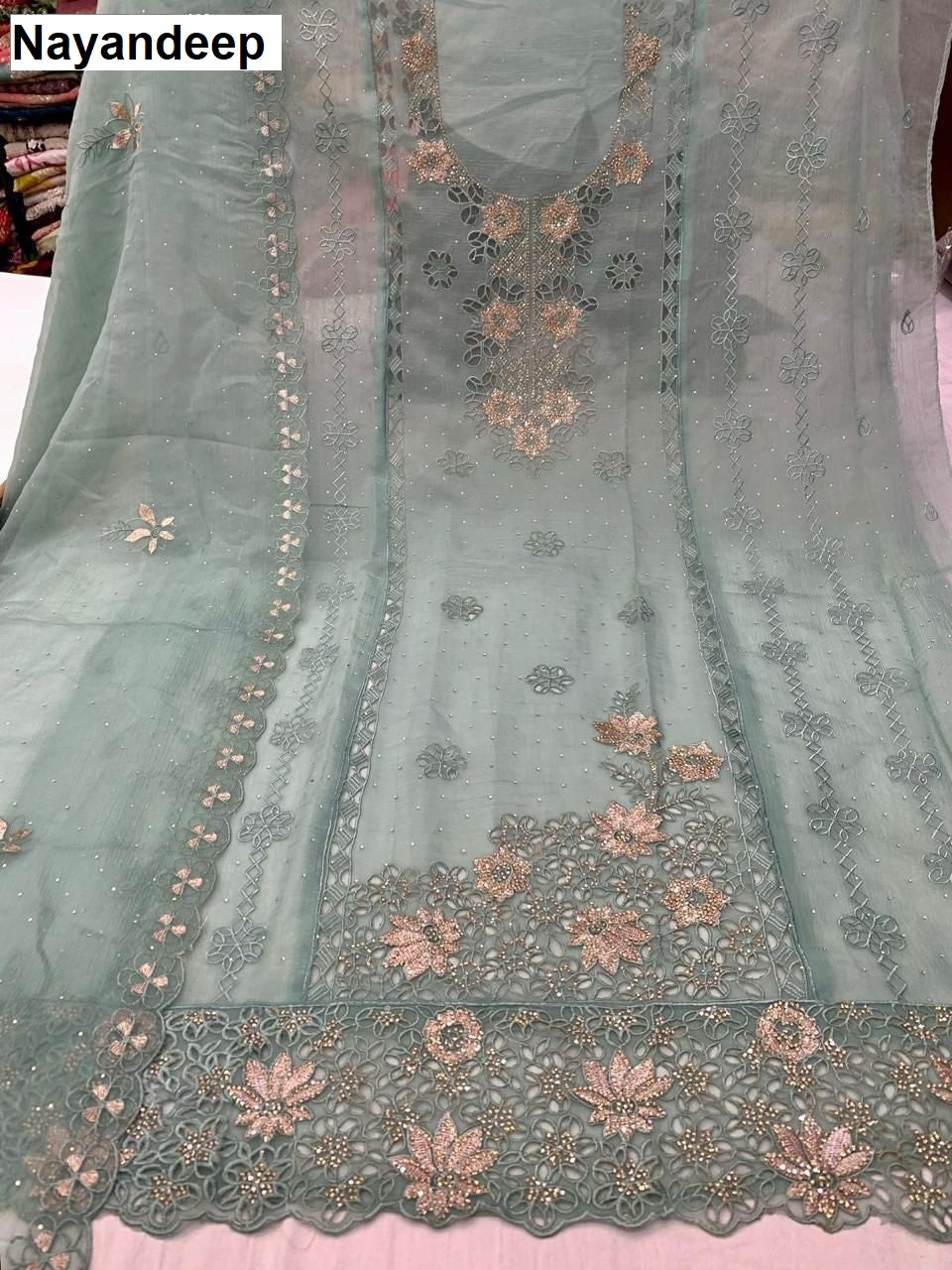 Ginni Nayandeep Silk Salwar Suits Wholesaler Ahmedabad