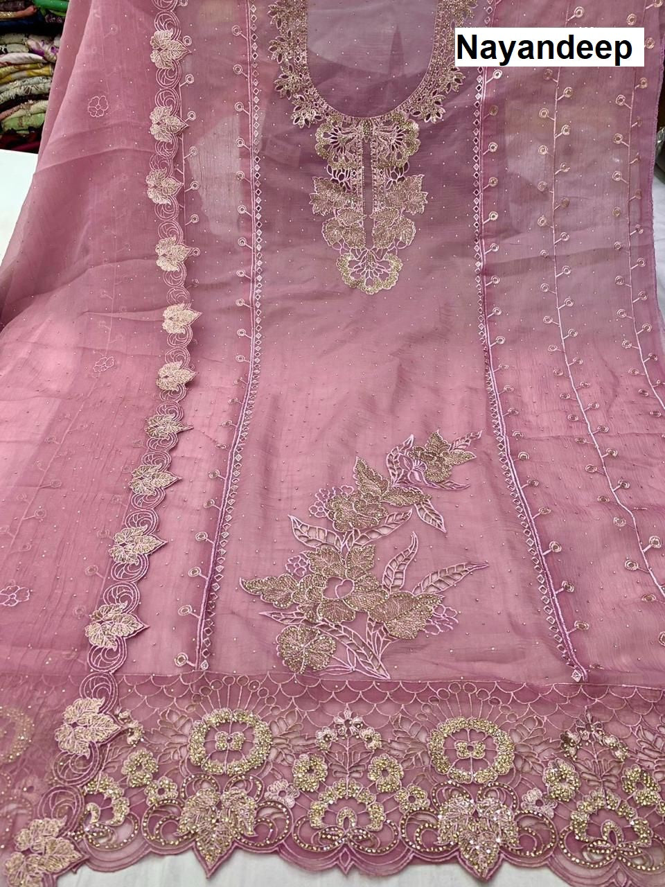 Ginni Nayandeep Silk Salwar Suits Wholesaler Ahmedabad