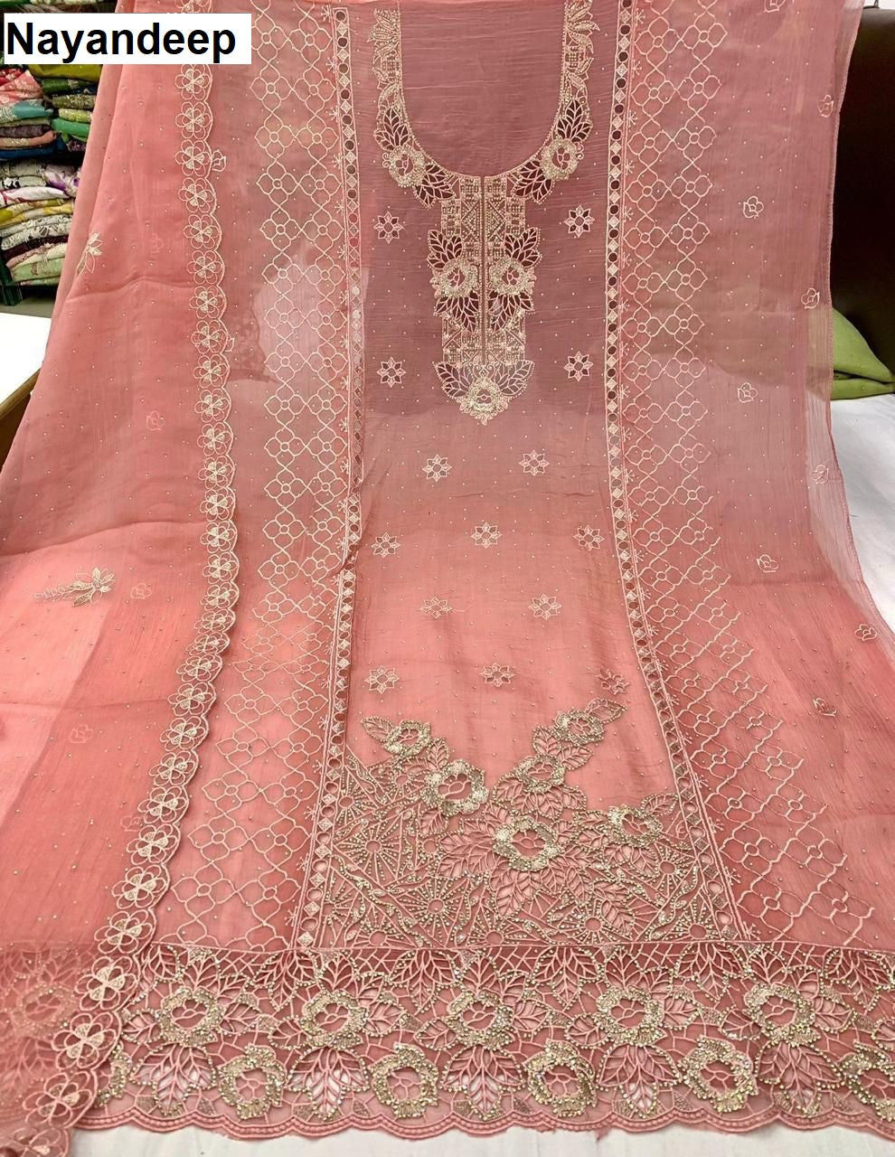 Ginni Nayandeep Silk Salwar Suits Wholesaler Ahmedabad