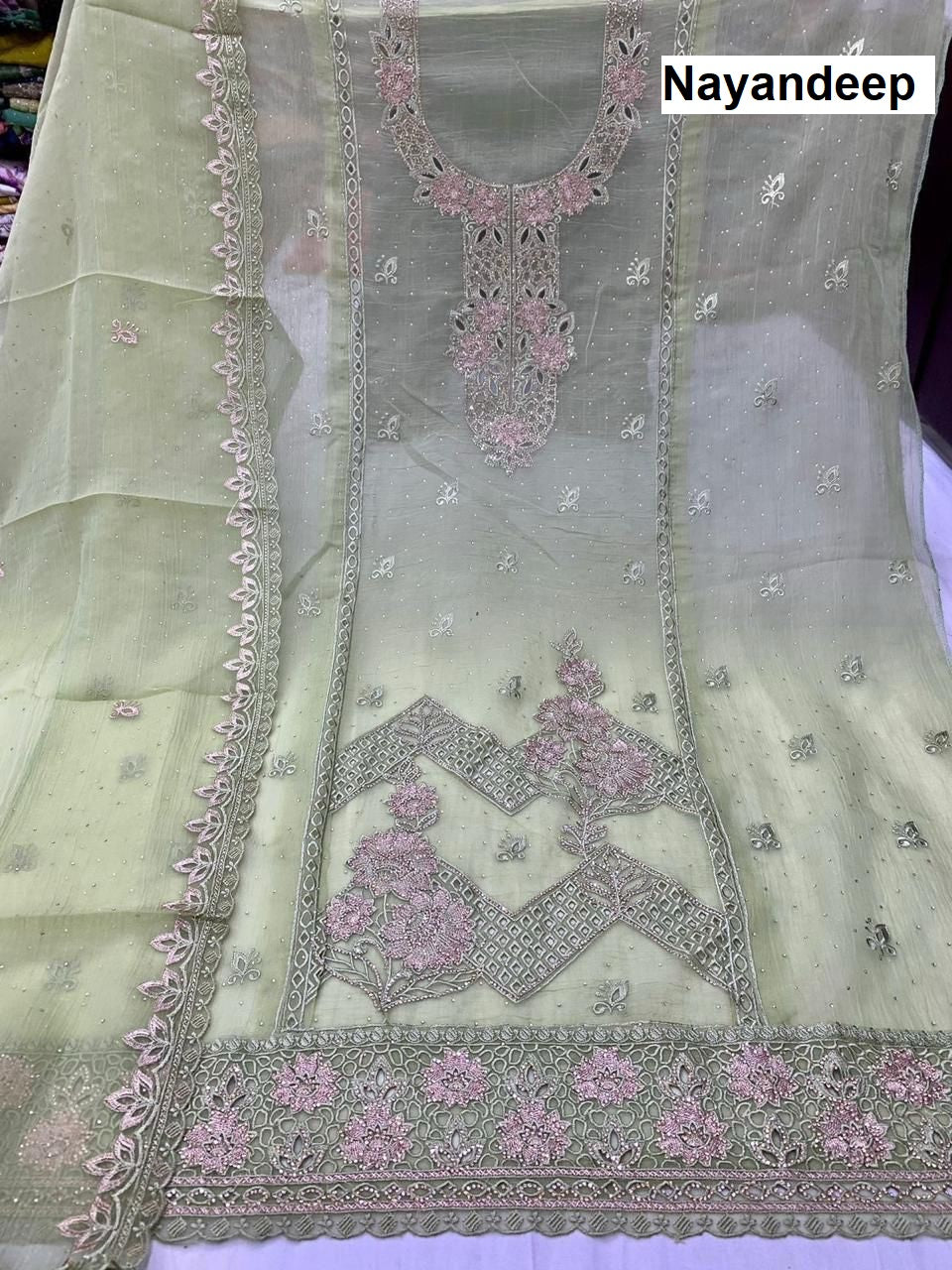Ginni Nayandeep Silk Salwar Suits Wholesaler Ahmedabad
