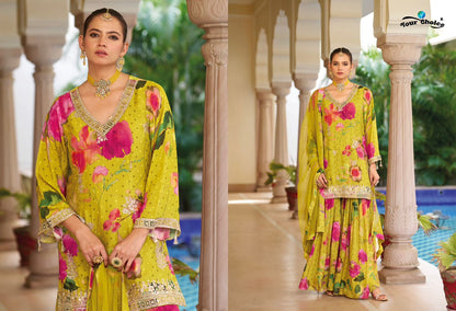 Ginni Vol 3 Ramdan Special Your Choice Chinon Readymade Suits Supplier Gujarat