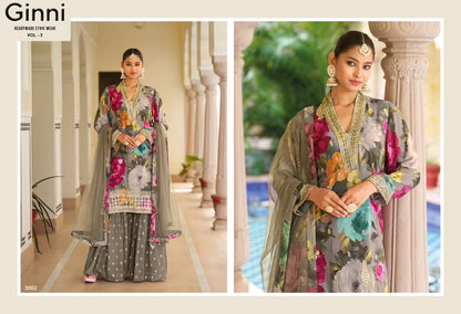 Ginni Vol 3 Ramdan Special Your Choice Chinon Readymade Suits Supplier Gujarat