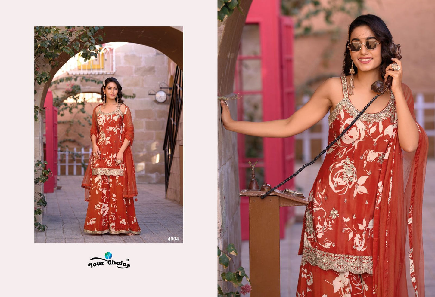 Ginni Vol 4 Your Choice Chinnon Pakistani Readymade Suits Wholesaler Ahmedabad