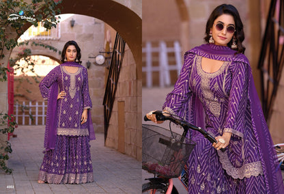 Ginni Vol 4 Your Choice Chinnon Pakistani Readymade Suits Wholesaler Ahmedabad