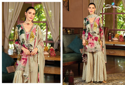 Ginni Vol 6 Your Choice Chinon Pakistani Readymade Suits Wholesaler India