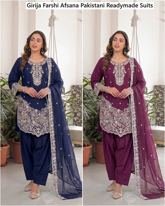 Girija Farshi Afsana Berlin Pakistani Readymade Suits Wholesaler