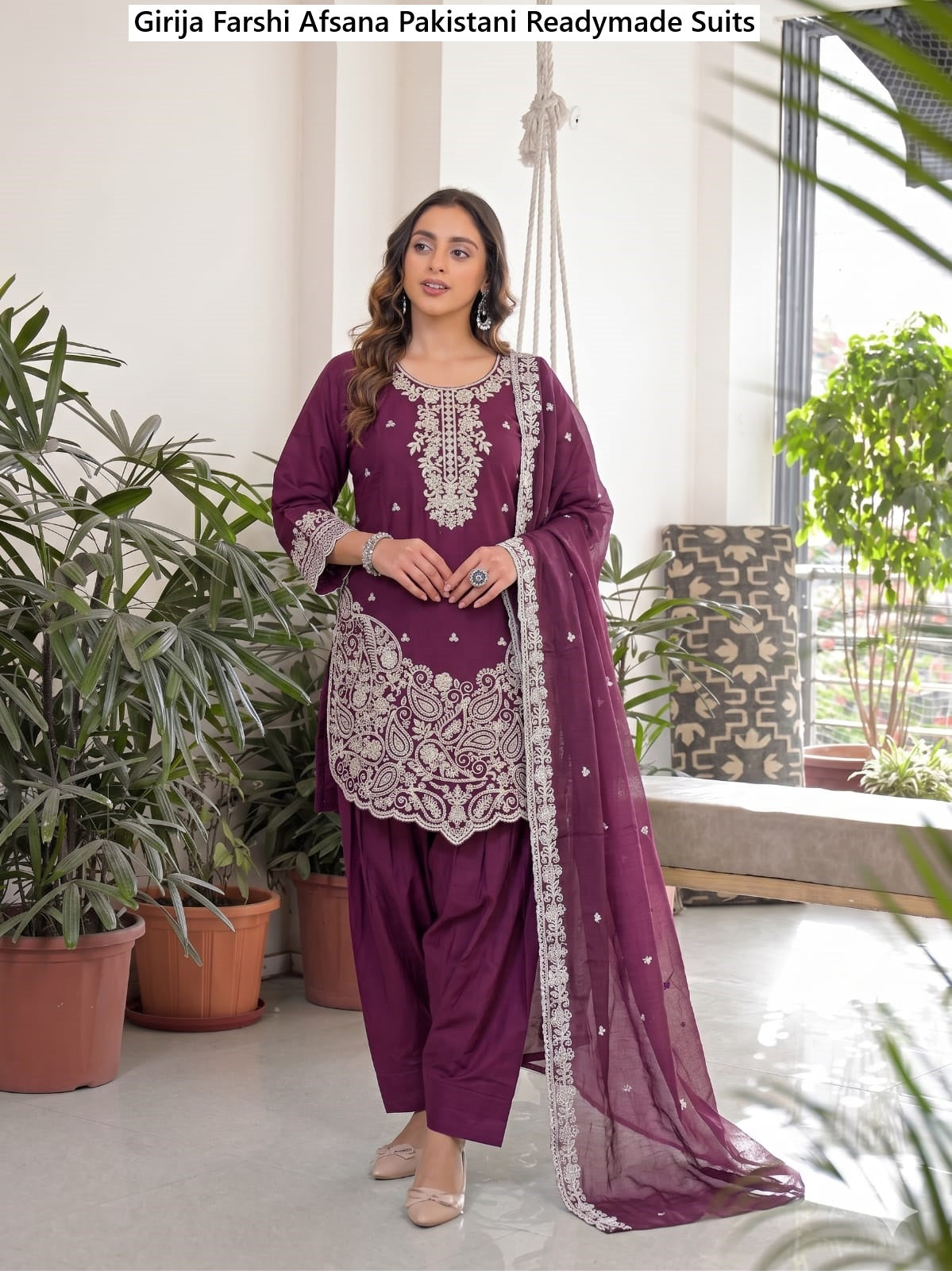 Girija Farshi Afsana Berlin Pakistani Readymade Suits Wholesaler