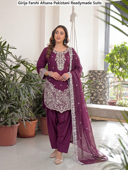 Girija Farshi Afsana Berlin Pakistani Readymade Suits Wholesaler