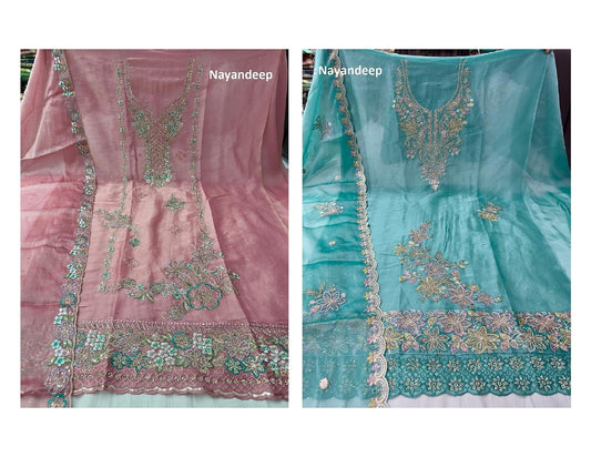 Girisha Nayandeep Silk Salwar Suits Exporter