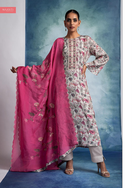 Gisele Naariti Muslin Pant Style Suits Manufacturer