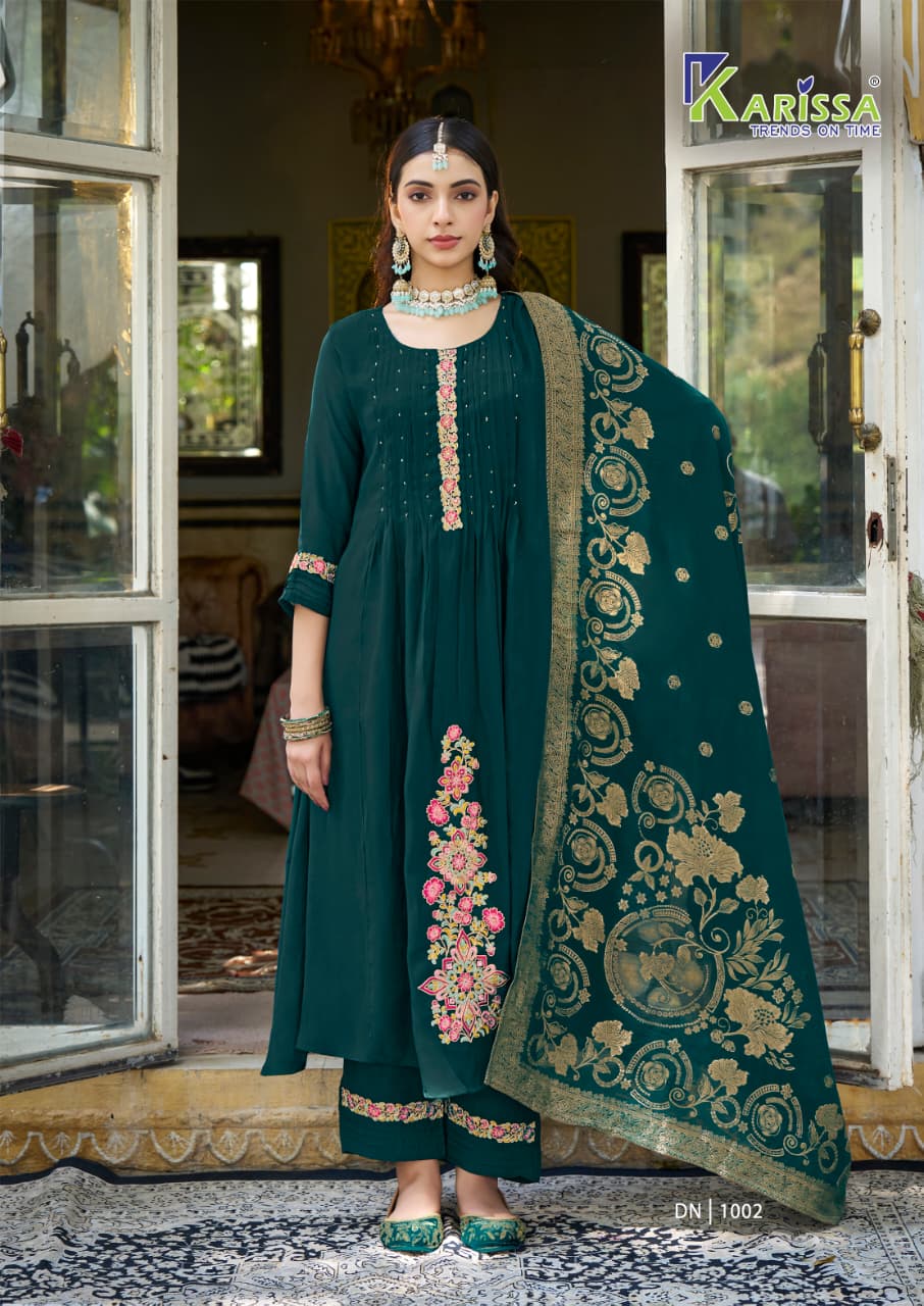 Gitanjali Karissa Premium Viscose Readymade Anarkali Suits Exporter Gujarat