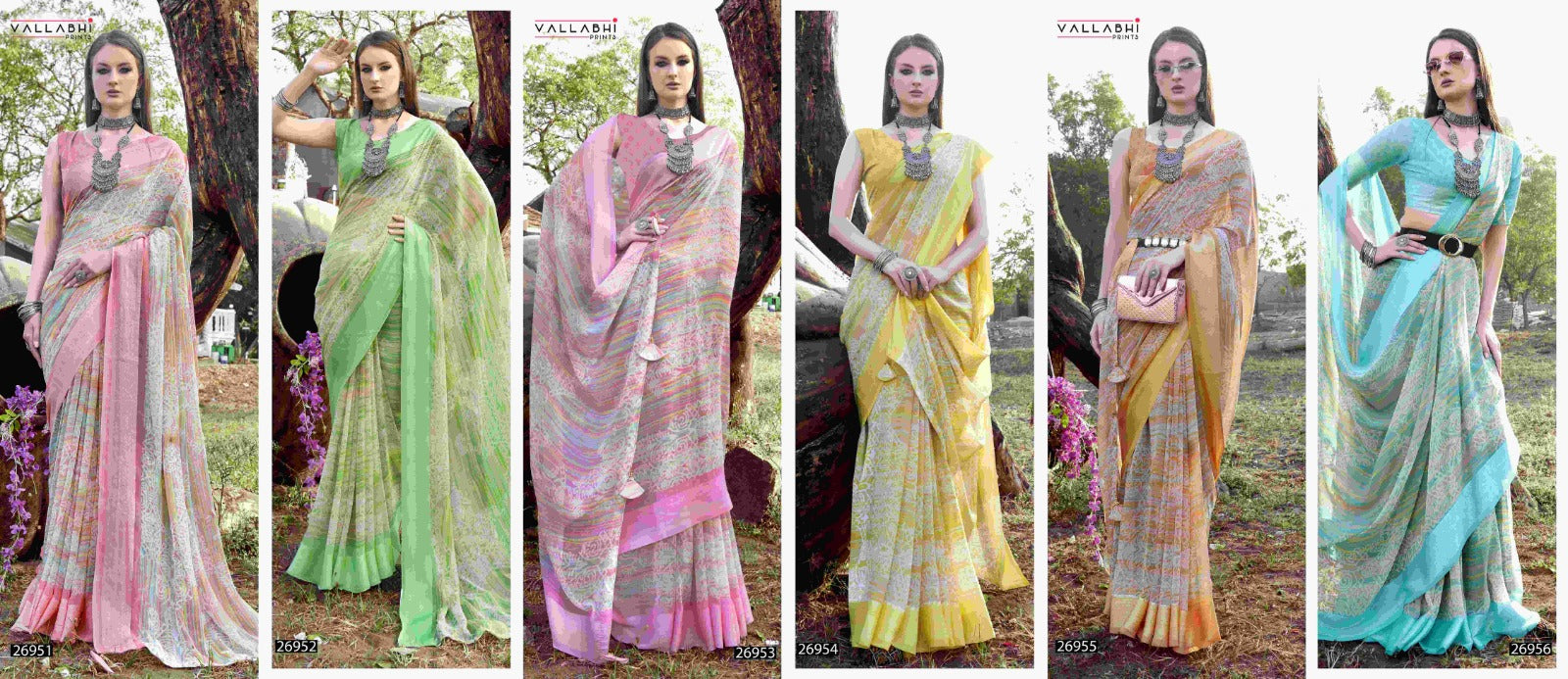 Gitanshi Vallabhi Prints Georgette Sarees