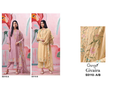 Givaira S5110 Ganga Habutai Pant Style Suits Exporter Ahmedabad