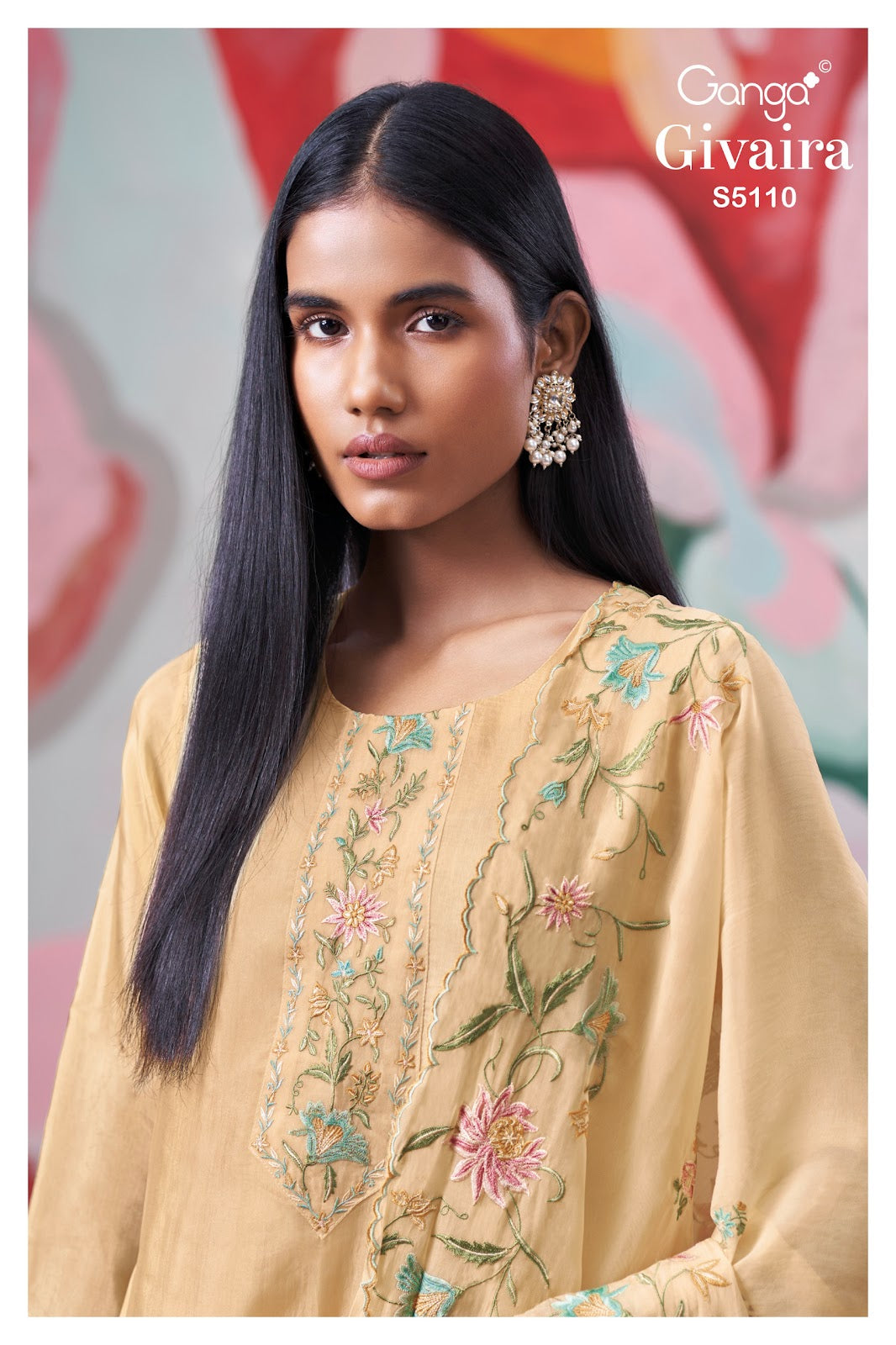 Givaira S5110 Ganga Habutai Pant Style Suits Exporter Ahmedabad