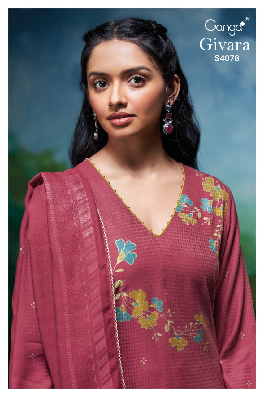 Givara 4078 Ganga Pashmina Suits Manufacturer India