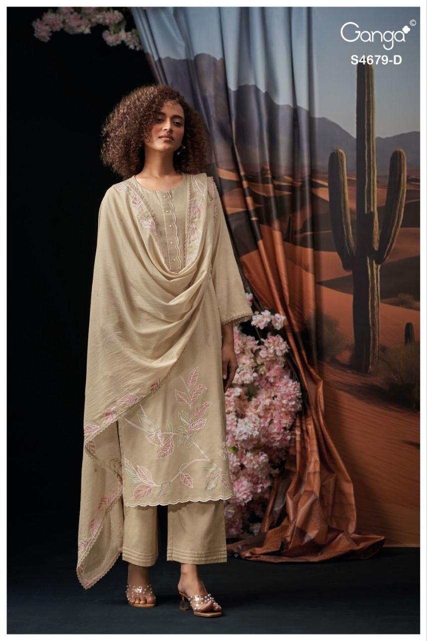 Givra S4679 Ganga Mul Pant Style Suits Wholesale Price