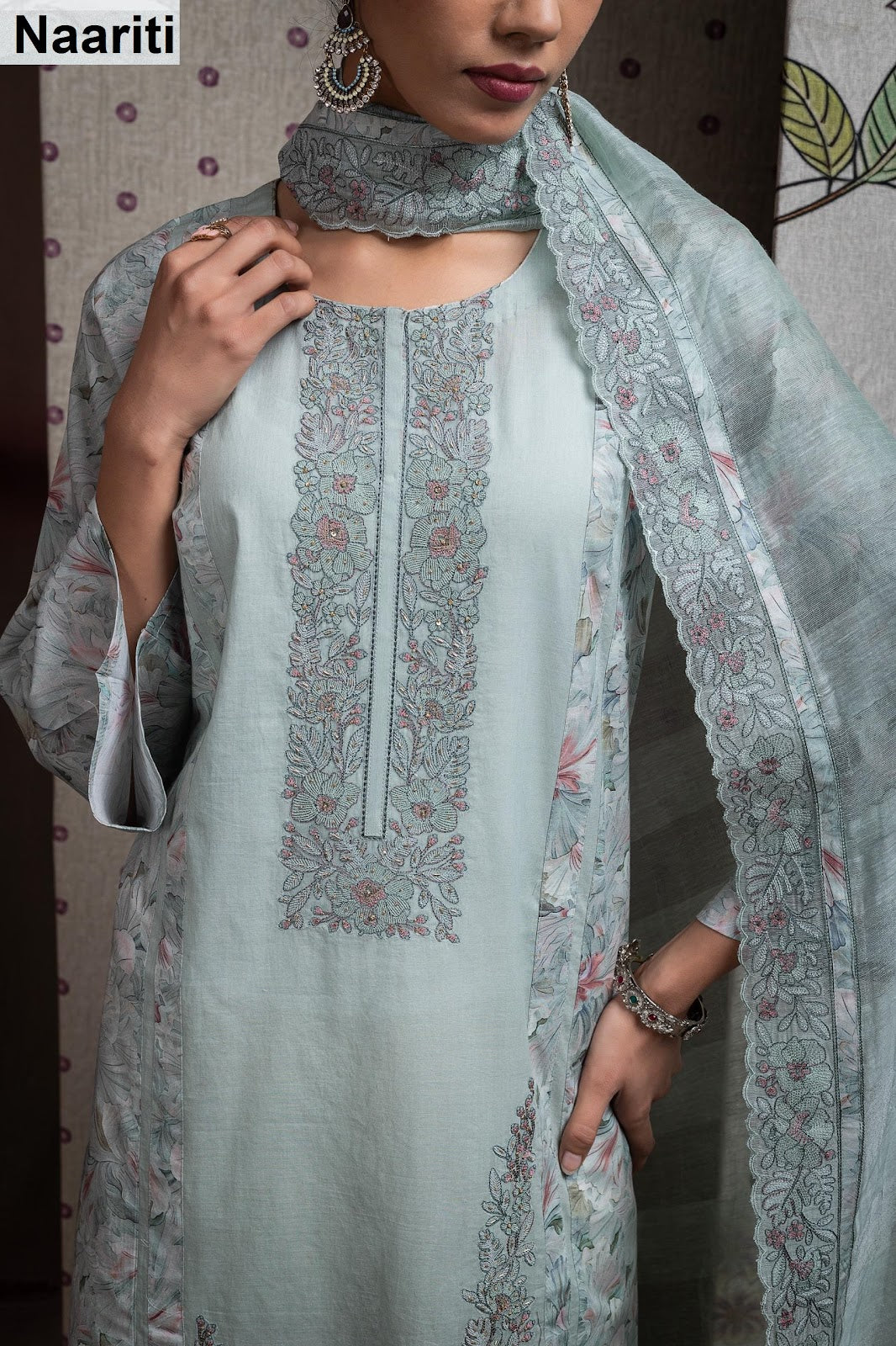 Gizul Naariti Cotton Pant Style Suits Exporter India