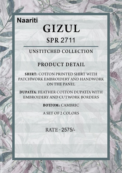 Gizul Naariti Cotton Pant Style Suits Exporter India